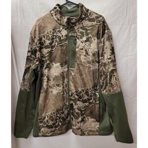 Realtree Men's Wav3X Camouflage Flex Hybrid Techshell Jacket XL